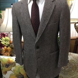 HARRIS TWEED Coat Jacket Blazer. Size 38S. Vintage